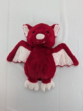 Red Bat Plush 12" Stuffed Animal Toys Halloween Cute Vampire Furry Friend